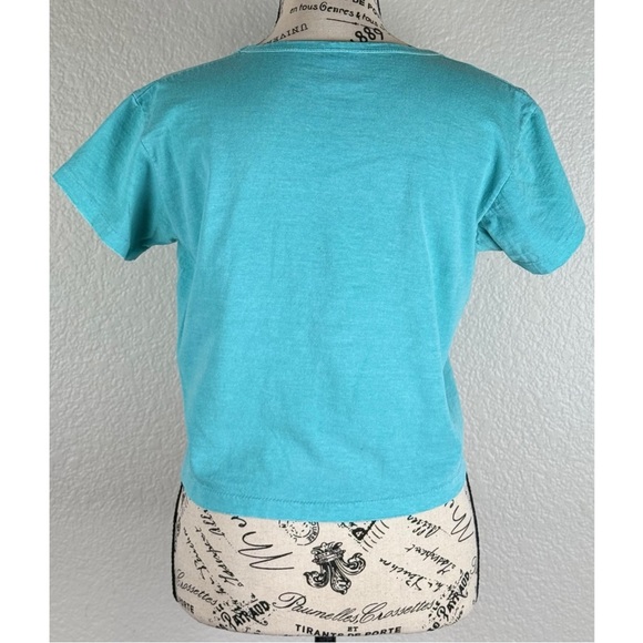 Vintage Womens Anvil Y2K Tag Capitola California Cropped Tee, size Medium - Picture 5 of 9
